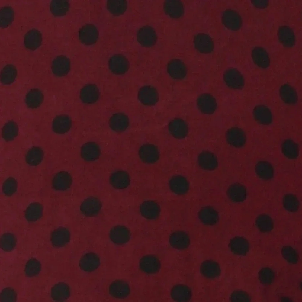 89th & Madison Polka Dot Cardigan, Burgundy/Black, Size XL, GUC - Picture 8 of 8